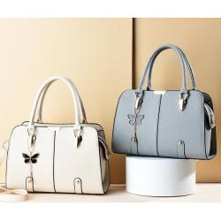 2023 New Middle-aged Women's Handbag Large Capacity Shaped Messenger Bag Butterfly Pendant Single Shoulder Bag