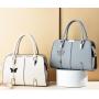 2023 New Middle-aged Women's Handbag Large Capacity Shaped Messenger Bag Butterfly Pendant Single Shoulder Bag