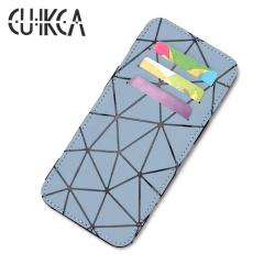 HF906 CUIKCA Card Holder Magic Wallet Long Flip Wallet PU Material  Indentation pattern Logo Style elastic wallet
