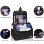 Gelory Wholesale Cheap Bathroom Toilet Bag Portable Travel Hanging Toiletry Wash Bag Cosmetic Storage Bag