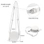 New style Round Quilted PU handbag Ladies Purse with Chain strap Messenger bag Solid color Classic crossbody shoulder bag  Women