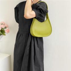 2024 Wholesale Korean Women's Shoulder Bag Candy Color Hand Bag Leather Underarm Fashion Handbag Low Price Tote Shoulder Bag