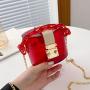 2021 new lipstick bag acrylic single shoulder diagonal small square bag transparent jelly women hand bags