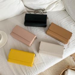 New fashion chain bag Flip cover magnetic rectangular crossbody bag Small capacity shoulder bags for women