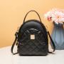 Newest Small Ladies Girls Backpack Nice Design Fashion Women' Shoulder Bags Pu Embroidered Ladies Handbags Customization