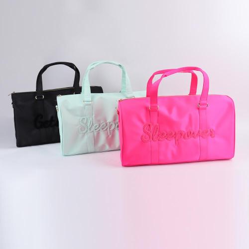 Large Capacity Unisex Travel Tote Overnight Weekender Bag Multi Colors Metal Zipper Waterproof Nylon Sports Gym Duffel Bag