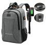 LOVEVOOK Wholesale Custom waterproof Anti-Theft men bags work business travel bags usb 15.6 17 laptop backpacks