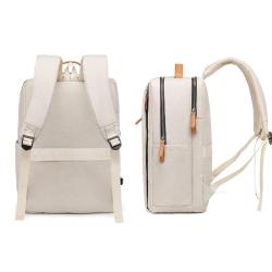 ZF023 Customized Business Computer Backpack Polyester Waterproof Student Schoolbag Men and Women Travel Shoulder Bag with USB