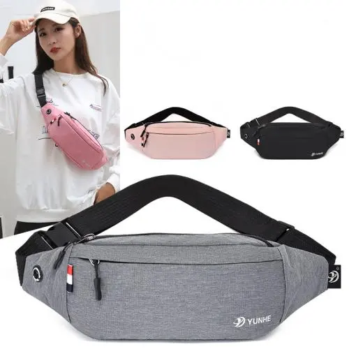 Hot Selling Pink Fanny Pack Waist Bag Fashion Custom Printed Waterproof Pink Chest Bags For Women
