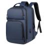 17-Inch Men's Multi-Function Business Travel Backpack Waterproof Large Capacity Backshoulder Computer Bag with USB