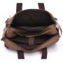 Two Size Casual Canvas Travel Handbag Briefcase Messenger Bag for Men Business Trip Shoulder bag 16in Laptop Handbags book bag