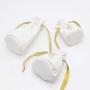 Screen Printed Round Bottom Pu Leather Gift Candle Cutter Packaging Bag Golf Ball Storage Packing Leather Drawstring Pouch