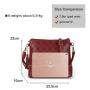 2024 summer new square hollow shoulder bag fashion custom leather bag ladies luxury simple satchel