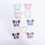 Wholesale Stock New Multi Colors Custom Designer Flower Butterfly Clothes Decoration Self Adhesive Chenille Stickers Patch