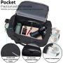 Gelory Waterproof Duffle Sport Bag Travel Duffle Bag Shoes Pocket Multifunction Dry Wet Separation Overnight Gym Bag