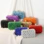 Hot Sale Pure Handmade Beaded Handbag Celebrity Dress Evening Bag Ladies Banquet Clutch Bag