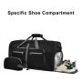 Waterproof  Large Capacity Barrel Bag Weekend Bag Twill Lay Flat Travel Duffle Bag For Traveller