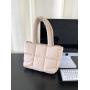 Trendy new trend puff Shoulder bag Down nylon Puff hand Bag Student Casual Space Cotton Tote Bag for girls