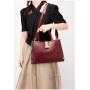 2023 New Luxury Women's Handbag Fashion Lock Buckle Simple Women's Shoulder Bag Luxury Shoulder Bag For Ladies