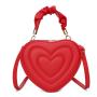 NHC0015 Fashion Women's Bag New Trendy Korean Version Of The Love-Shaped Handbag Lady Shoulder Messenger Small Round Bag