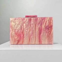 New Starry Sky Acrylic Evening Bag Single Shoulder Crossbody Wedding Banquet Handbag Chain Acrylic Clutch bag pochette femme