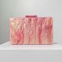 New Starry Sky Acrylic Evening Bag Single Shoulder Crossbody Wedding Banquet Handbag Chain Acrylic Clutch bag pochette femme