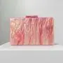 New Starry Sky Acrylic Evening Bag Single Shoulder Crossbody Wedding Banquet Handbag Chain Acrylic Clutch bag pochette femme