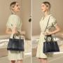 2022 LOVEVOOK factory Custom PU Leather Ladies Female Fashion work bags Luxury Shoulder bags large Handbags Women tote Bags