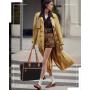LOVEVOOK 2pcs Fashion 15.6 Inch Office Work Leather Tote Bags High Quality Business School Travel Laptop Handbag Bags for Women