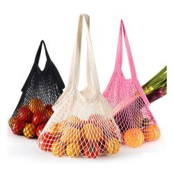 ZWY260 Wholesale Cotton Thread Woven Handheld Fruit Mesh Bag Women Fashion Outing Shoulder Shopping Bag Hot Sale Eco Storage Bag