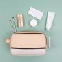 Gelory Manufacturer Wholesale 2024 Travel Portable Wet And Dry Cosmetic Bag Double Zipper Toiletry Wash Storage Bag