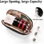 Portable Small Coin Purse Travel Makeup Cosmetic Brush Pouch Foldable Waterproof Toiletry Bag