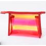 Rainbow Makeup Organizer 4 Set TPU Semi Clear Women Wash Toiletry Bag for Trip Pencil Case Storage Cosmetic Bags for Travel