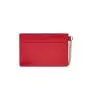 RFID Key Ring Card Holder Slim Leather Card Holder Wallet With Key Chain