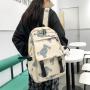 Custom Full Printing Designer Backpack Bag Large Capacity Women Girls School Travel Backpacks