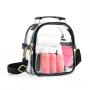 Women's Clear PVC Crossbody Tote Bag Strap Stadium-Approved Waterproof Transparent Fashion Waist Bag Zipper Customizable Color