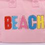 Personalized Summer Bag Large Fringe Canvas Bag Weekender Girls Trip Gift Vacation tote ladys traveling bag girls handbags beach