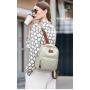 Leather Ladies Back Packs Large Capacity Waterproof Anti Theft Women Leather Backpack with Wide Leopard Straps