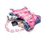 New Mini Canvas Denim Color Contrast Niche Design Women's Bag Butterfly Tote Bag Chain Bag