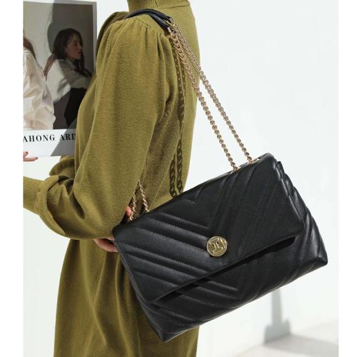 sky blue Solid Colors Ladies Luxury Bag Classical Bags Leather Handbag For Women