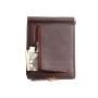 Money Clip Mini Wallets Genuine Leather Male Purse Mini Vintage Slim Wallets