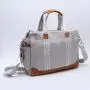 Keymay Free Sample 2 Sets Large Capacity Function Nappy Bags Waterproof Mommy Canvas Tote Bag Portable Baby Diaper Bag