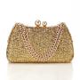 Slap-up hot sale fashion PU texture partygoing custom clutch handbag wedding evening bags for women