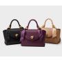 Fashion Ladies Designer Swing Bags Elegant Solid Color Golden Lock Hardware Cross Body Saddle Bag Scarf All-match Sling Purse
