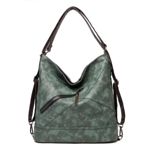 2024 Custom Oiled Waxed PU Shoulder Underarm Bag For Fashion Women Hobo Bags