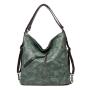 2024 Custom Oiled Waxed PU Shoulder Underarm Bag For Fashion Women Hobo Bags