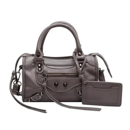 Motorcycle Tote Bag Women'S New Vintage Riveted Pillow Bag Fashion Single Shoulder Crossbody Bag