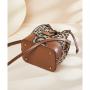 Fashion Winter Messenger Bag Leopard Print Canvas Drawstring Bag Ladies Bucket Tote Handbag Women Office Shoulder Bag Crossbody