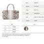 Customized Finest Quality Luxury Genuine Real Snake Skin Leather Women Female Underarm Shoulder Bag Handbag For Women