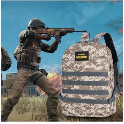 HR085 Men's Outdoor Sports Training Backpack Camouflage Nylon Travel Storage Bag Lightweight Camping Fight Games Shoulder Bag